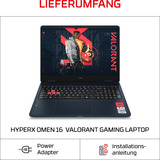 OMEN Omen 16-ap1099ng, Gaming-Notebook schwarz, AMD Ryzen 9 8940HX, NVIDIA GeForce RTX 5070, 24 GB DDR5, 1 TB (1 TB SSD), VALORANT Limited Edition, Windows 11 Home
