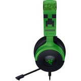 Razer Kraken V4 X - Minecraft Edition, Gaming-Headset schwarz/grün