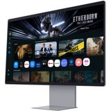 Samsung S32FM900SU, OLED-Monitor 80 cm (32 Zoll), silber, UltraHD/4K, QD-OLED, G-Sync kompatibel, FreeSync, 165Hz Panel