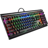 Sharkoon SKILLER SGK60, Gaming-Tastatur schwarz, US-Layout, Kailh Box White