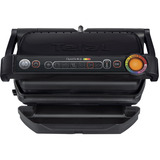 Tefal OptiGrill+ GC712834 Black Edition, Kontaktgrill schwarz, 2.000 Watt