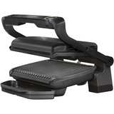 Tefal OptiGrill+ GC712834 Black Edition, Kontaktgrill schwarz, 2.000 Watt