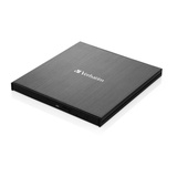 Verbatim External Slimline USB 3.0-Blu-ray-Brenner, externer Blu-ray-Brenner schwarz