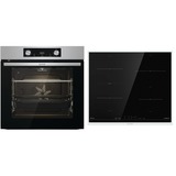 gorenje Steel Steam Pyro Set, Backofen-Set edelstahl