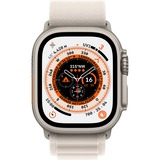 Apple Watch Ultra, Smartwatch weiß, 49 mm, Alpine Loop, Titangehäuse, Cellular