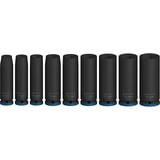 Bosch PRO Impact Steckschlüsseleinsatz-Set 1/4", 9-teilig schwarz, tief