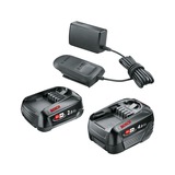 Bosch Starter-Set 18V (2.0 Ah + 4.0 Ah + AL 18V-20) schwarz, 2x Akku + Ladegerät, POWER FOR ALL ALLIANCE