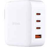 D-Link 140W GaN Ladegerät DCF-141/E, PD 3.1, QC 4.0 weiß, 1x USB-A, 3x USB-C