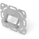 Digitus Frontplatte + Einbaurahmen, für Multimedia- / Keystone-Module Leerdose ohne Zentralplatte, ohne Rahmen, designfähig