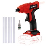 EINHELL Akku-Heißklebepistole TE-CG 18 Li - Solo, 18Volt rot/schwarz, ohne Akku und Ladegerät