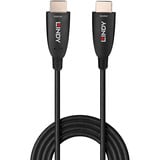 Lindy Fibre Optic Hybrid HDMI 2.1 8K60 Kabel schwarz, 30 Meter, AOC-Kabel