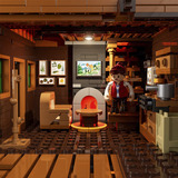 Lumibricks Berghütte , Konstruktionsspielzeug 