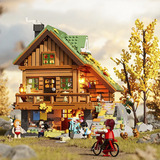 Lumibricks Berghütte , Konstruktionsspielzeug 