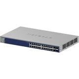 Netgear 24-Port Gigabit Smart Switch GS728TX grau, inkl. 1 Jahres Abonnement von Insight