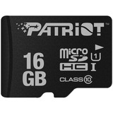 Patriot LX Series 16 GB microSDHC, Speicherkarte schwarz, UHS-I U1, Class 10