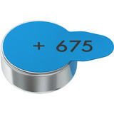 TestA Hörgerätebatterie Hearing Aid Zinc Air 675, PR44 6 Stück, Größe 675