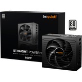 be quiet! Straight Power 12 Platinum 850W ATX 3.1, PC-Netzteil schwarz, 1x 12-Pin High Power GPU, 4x PCIe, Kabel-Management, 850 Watt