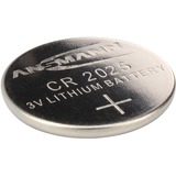Ansmann Lithium Knopfzelle CR-2025, Batterie silber