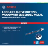 Bosch Professional Expert Säbelsägeblatt ‘Wood with Metal’ S 715 LHM Länge 190mm, schmal für Kurvenschnitt