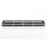 Digitus Modulares High Density Patch Panel, 24-Port, Rack Mount, geschirmt, Patchpanel schwarz, 1 HE, für Keystone-Module, mit Beschriftungsfeld