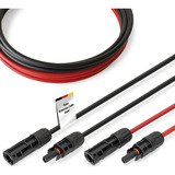 Digitus Solarkabel Verlängerung Ø 4mm² PV 1.500Volt 2x 3 Meter - 1x rot, 1x schwarz, MC4-Stecker / -Buchse