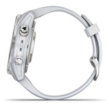 Garmin epix Pro (Gen 2) Standard Edition, Smartwatch weiß/silber, 42 mm, Silikon-Armband