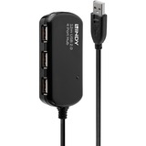 Lindy USB 2.0 Aktivverlängerungshub Pro 2.0 12m, USB-Hub 