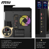 MSI MEG Vision X AI 2NVZ9-234AT, Gaming-PC schwarz/transparent, Windows 11 Home