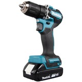 Makita Akku-Bohrschrauber DDF487RAJ, 18Volt blau/schwarz, 2x Li-Ionen Akku 2,0Ah, MAKPAC