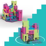 Mattel MEGA Showcase Squid Game Set, Konstruktionsspielzeug 