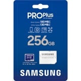 Samsung PRO Plus 256 GB microSDXC (2023), Speicherkarte blau, UHS-I U3, Class 10, V30, A2