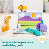 Spin Master Melissa & Doug - Blockables Safari Spielset, Konstruktionsspielzeug 