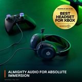 SteelSeries Arctis Nova 1X, Gaming-Headset schwarz/grün, 3.5 mm Klinke