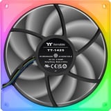 Thermaltake TOUGHFAN 14 RGB High Static Pressure Radiator Fan 140x140x25, Gehäuselüfter 3er Pack