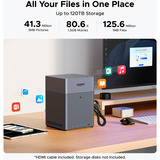 Ugreen DH4300 Plus, NAS schwarz