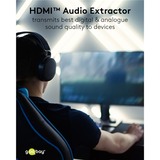 goobay HMDI-Audio-Extractor 4K @ 30 Hz, HDMI Splitter schwarz