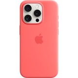 Apple Silikon Case mit MagSafe, Handyhülle hellrot, iPhone 15 Pro