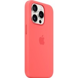 Apple Silikon Case mit MagSafe, Handyhülle hellrot, iPhone 15 Pro