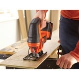 BLACK+DECKER Akku-Stichsäge BDCJS18N, 18Volt orange/schwarz, ohne Akku und Ladegerät