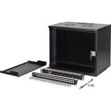 Digitus Netzwerk-Set SOHO Pro 19" 540x400 mm (BxT), IT-Schrank schwarz, 9 Höheneinheiten