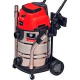 EINHELL TP-VC 36/30 S Auto - Solo, 36Volt (2x18V), Nass-/Trockensauger rot/edelstahl, ohne Akku und Ladegerät