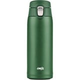 Emsa TRAVEL MUG light Thermobecher dunkelgrün, 0,4 Liter, Flip-Deckel