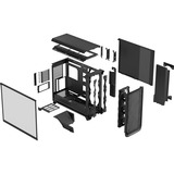 Fractal Design Meshify 3 XL TG Light Tint , Big-Tower-Gehäuse schwarz, Tempered Glass
