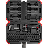 GEDORE Bit-Satz 1/4", 67teilig schwarz/rot, (R33003067 )