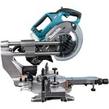 Makita Akku-Kapp-und Gehrungssäge LS002GZ01 XGT, 40Volt + Funk Adapter blau, Bluetooth, ohne Akku und Ladegerät
