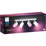 Philips HUE White & Color Ambiance Fugato 4er-Spot, LED-Leuchte weiß