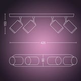 Philips Hue White & Color Ambiance Fugato 2er-Spot, LED-Leuchte weiß