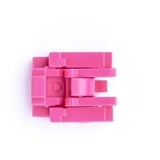 SMARTKEEPER ESSENTIAL RJ45 Port Lock (NL03) + Lock Key Basic (U03), Einsteckschloss Farbcode Pink, 10 Stück + 1 Schlüssel