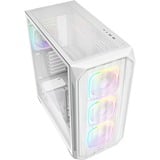 Sharkoon AK5M RGB , Tower-Gehäuse weiß, Tempered Glass