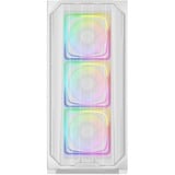 Sharkoon AK5M RGB , Tower-Gehäuse weiß, Tempered Glass